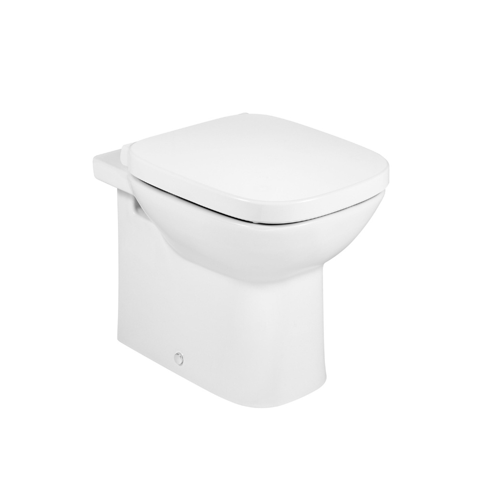 Product cut out image of the Roca Debba Square Back to Wall Toilet